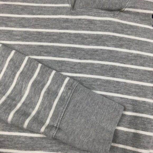 American Eagle Mens Medium Gray Striped Vintage Classic Fit Long Sleeve Sweater - Picture 4 of 10
